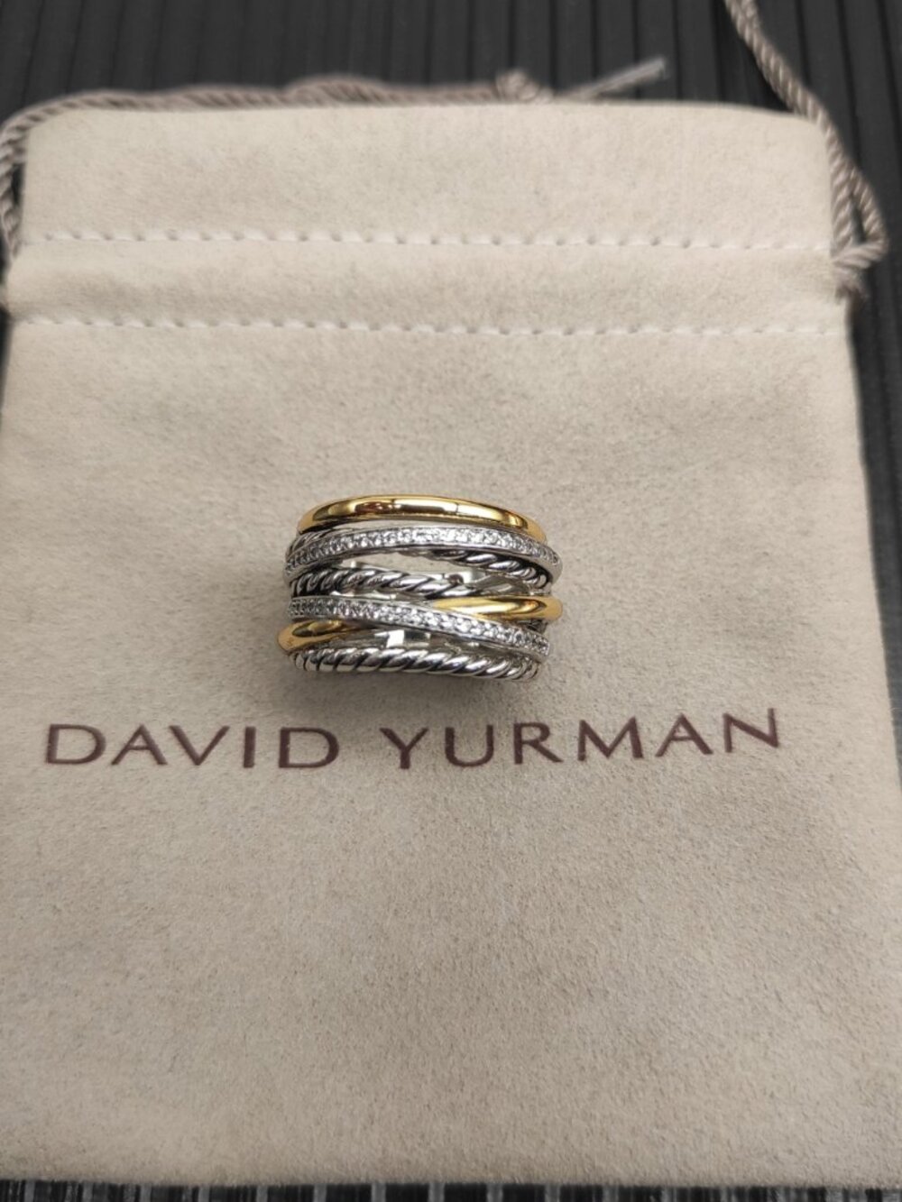 David Yurman    Seven rows of rings